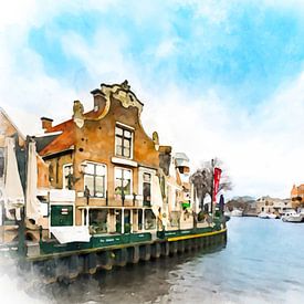 Hafen von Lemmer, Friesland. von Danny de Klerk
