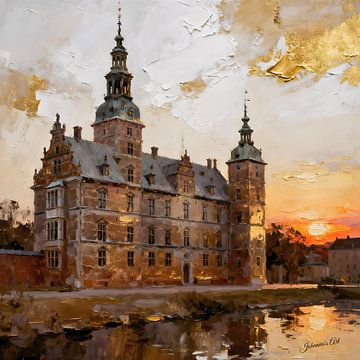 Rosenborg Castle, Copenhagen, Denmark by Johannas Art Creations