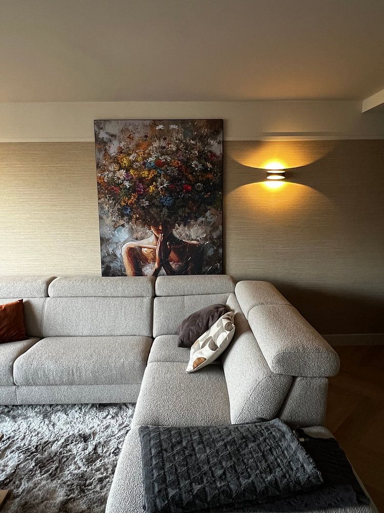 Frau | Haren  von Blickfänger Gemälde 