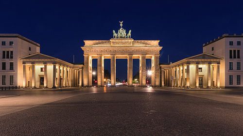 Zonsopkomst bij de Brandenburger Tor