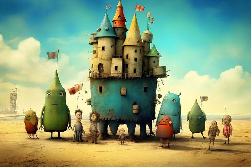 A fairytale castle of the dwarves by Heike Hultsch