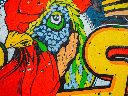 Straßenkunst Mostar Bosnien