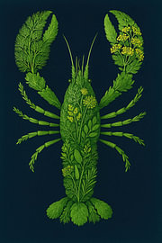 Lobster Botanica by Moonheart Artworks