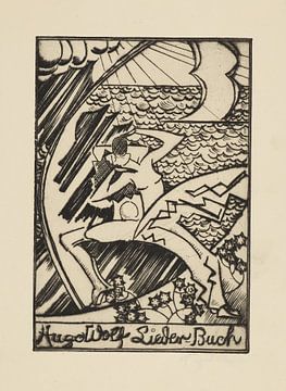 August Babberger - Livre de chants de Hugo Wolf (1917) sur Peter Balan