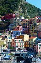 Belles maisons colorées à Manarola, Cinque Terre, Italie par Shania Lam Aperçu