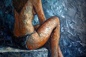 malerisches Bild Frau i