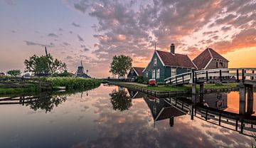 Zonsopgang in Nederland van Achim Thomae Photography