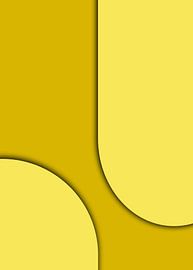 Frieden in Curry Senf Gelb von Mad Dog Art