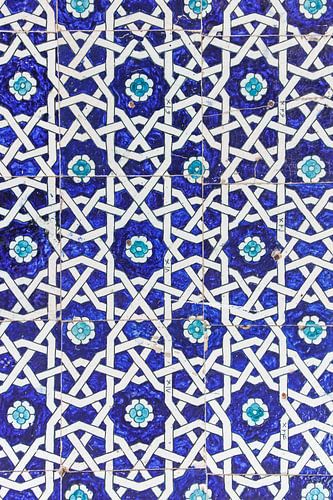 Blauwe tegels in Buchara