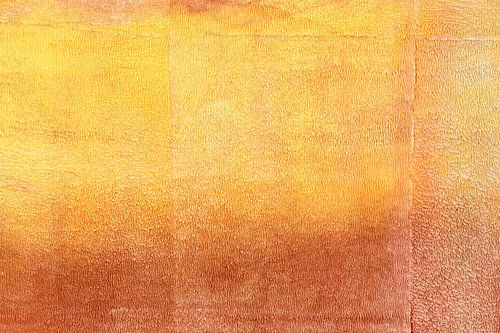 Abstract minimalistisch landschap in geel en oker