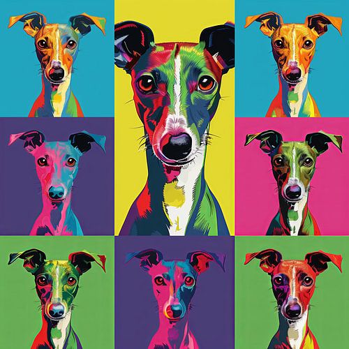 Pop Art Whippet