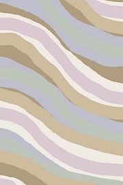 Coups de pinceau au pastel dans le style Boho no. 1 sur Dina Dankers