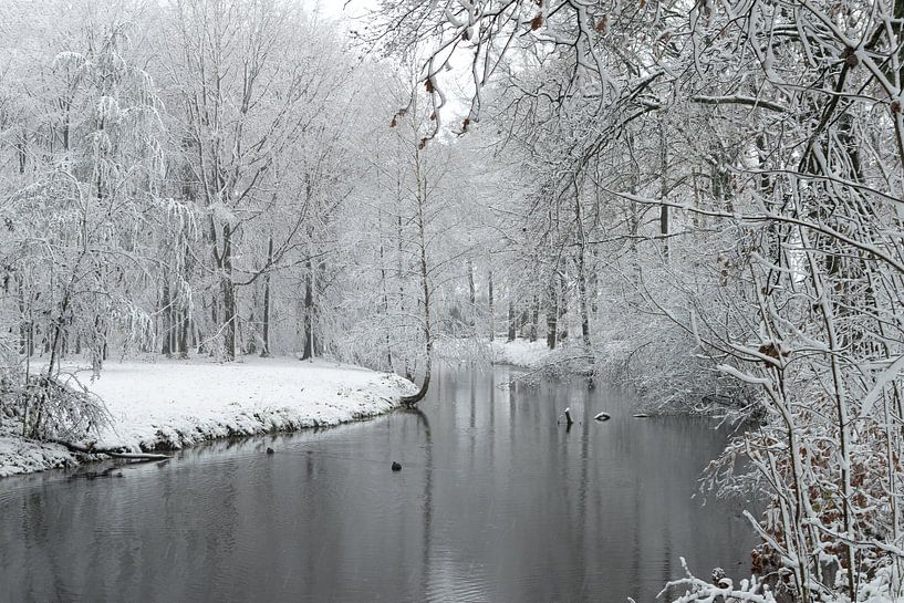Winters landschap by Fons Brekelmans