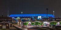 Feyenoord Rotterdam stadion De Kuip at Night - 20 van Tux Photography thumbnail