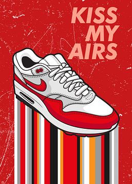 Air Max 1 86 OG Big Bubble Red Sneaker van Adam Khabibi