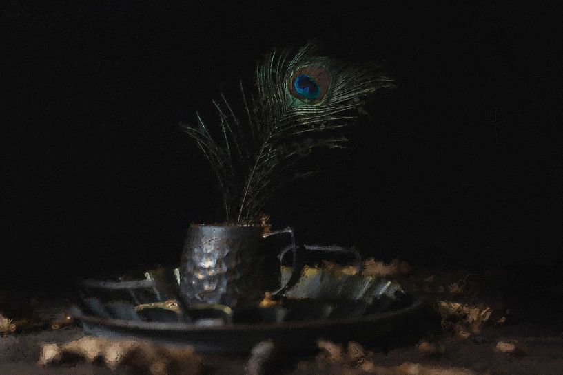 Nature morte sombre par Digitale Schilderijen