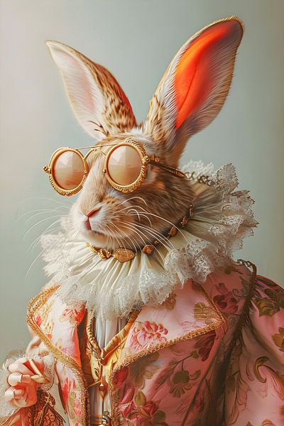 Fashion Rabbit by But First Framing