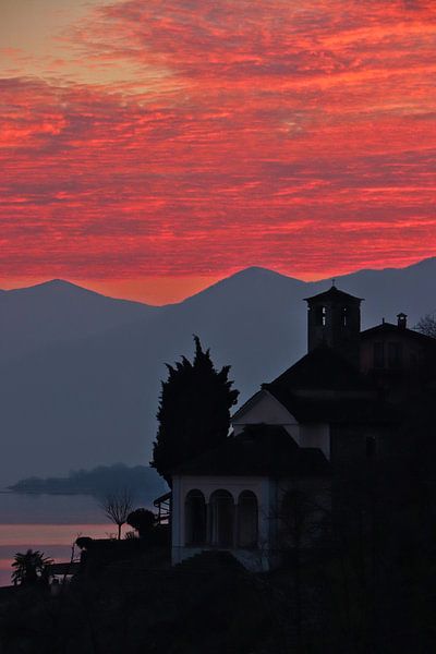 Oratorio della Beata Vergine della Fraccia - Tenero - Ticino - Zwitserland van Felina Photography
