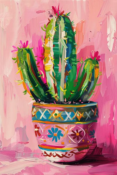 Colourful cactus by Studio Allee
