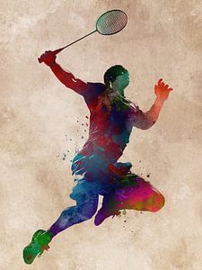 Badminton-Sportkunst #Badminton