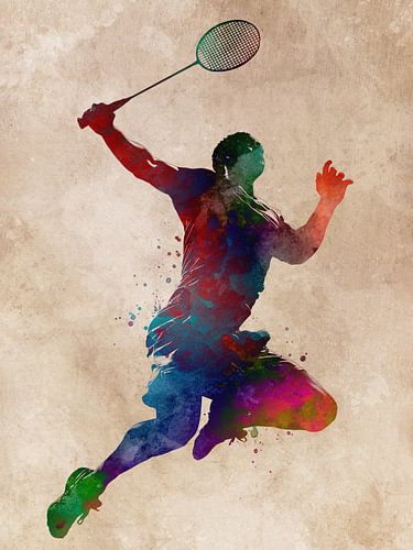 Badmintonsportkunst #badminton