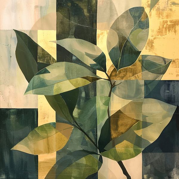 Fougères | Peinture de feuilles par Art Merveilleux