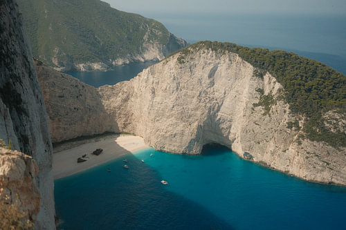 la plage des épaves de Zante