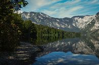 Het Sloveense meer van Bohinj van Mart Houtman thumbnail