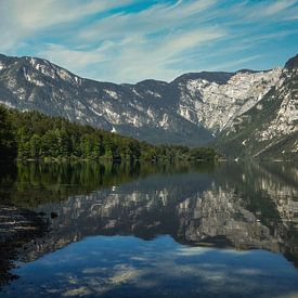 Le lac Bohinj en Slovénie sur Mart Houtman