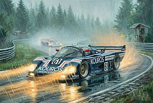 Regenrennen auf dem Nürburgring