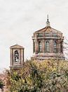 Bell Tower and Cupola Rome by Dorothy Berry-Lound thumbnail