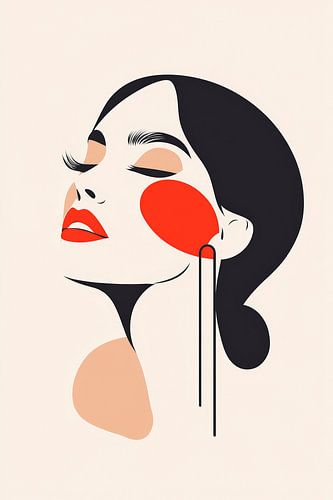 Une beauté stylée aux couleurs douces