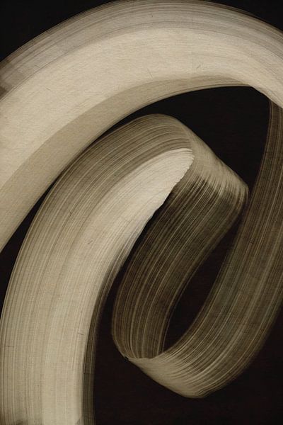 Beige Strokes No 3 von Treechild