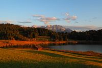 L'incandescence des Alpes - des photos spectaculaires du coucher de soleil dans les montagnes au lac de Gérold