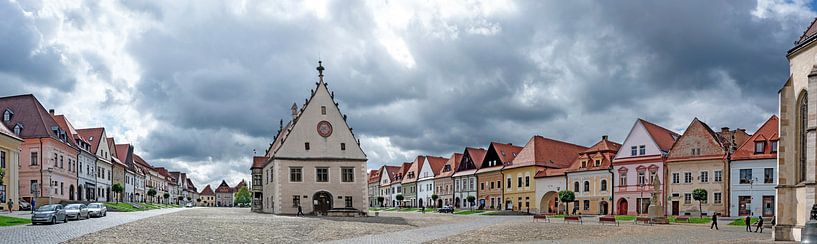 Hauptplatz von Bardejov von Leopold Brix