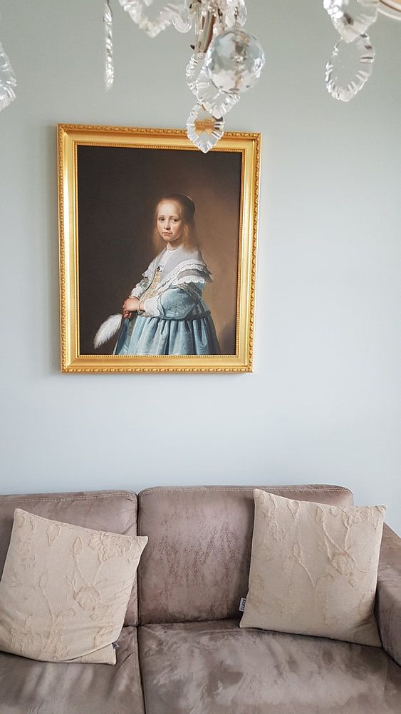 Portrait of a girl in blue, Johannes Cornelisz. Verspronck 