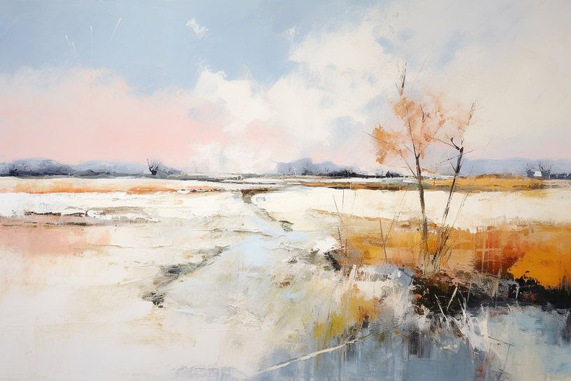 Winter Modern 28954 by Eye catching paintings
