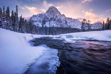 A winter evening in Canada by Daniel Gastager