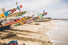 Gambia fishing village