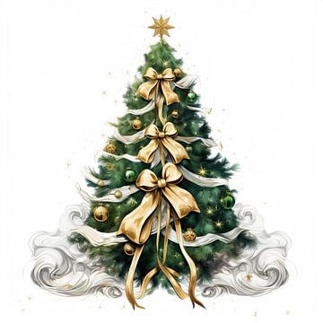 Een fijne kerstboom van Gabriela Rubtov