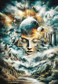 Sacred Masculine van Tessa Smits Art