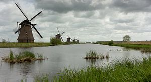 Kinderdijk Nederland van Chris van Kan