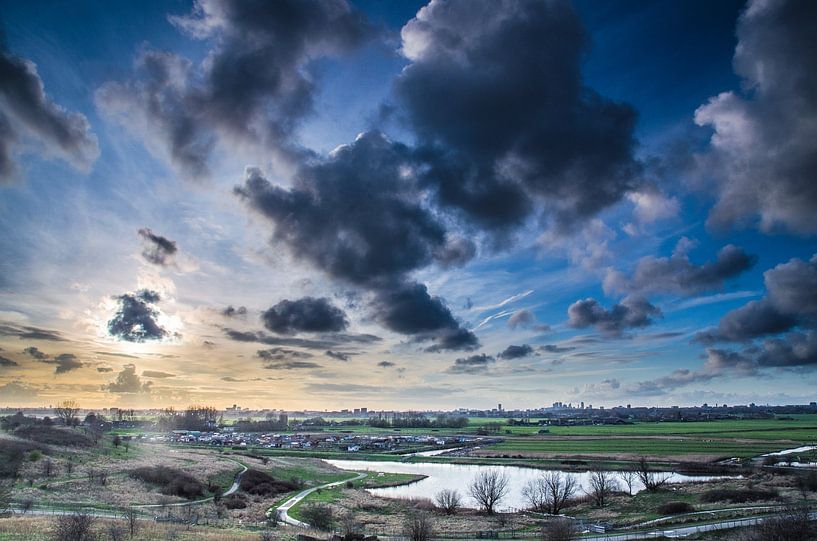 Zonsondergang vanaf Zoetermeer Buytenpark  by Ricardo Bouman Photography