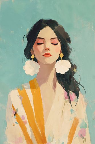 Mädchen im Kimono Nr. 3