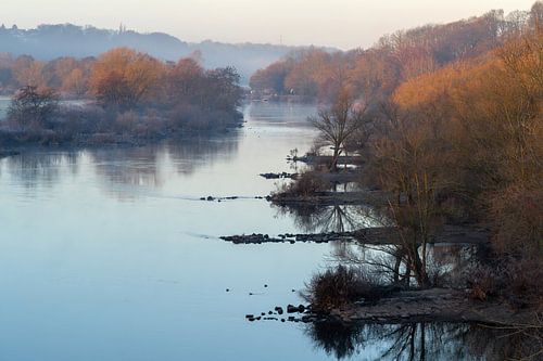 Ruhr bei Hattingen, Ruhrgebiet, Nordrhein-Westfalen, Deutschland von Alexander Ludwig