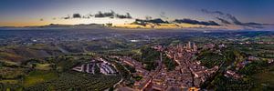 Lever de soleil sur San Gimignano