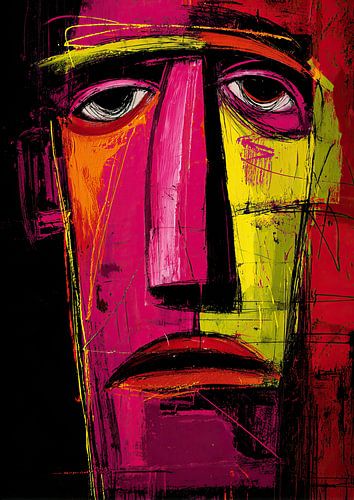 Gesicht der lebendigen Gedanken