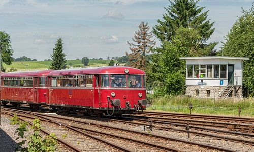 Railbus tijdens de Stoomdagen in Simpelveld
