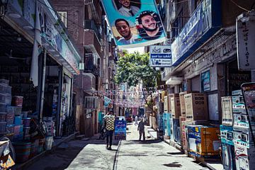 Ägyptische Straßenbilder: Eintauchen in das tägliche Leben von Edfu und Assuan von FotoDennis.com | Werk op de Muur
