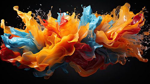 "Abstracte zonsopgang"